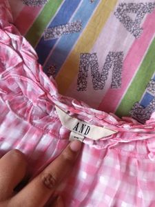 Cute Pink gingham Dress