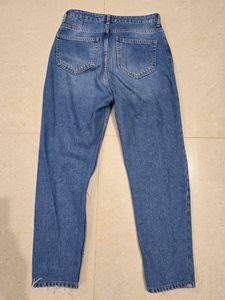 Light Blue Washed Boyfriend Jeans