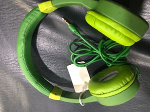 Green Dinosaur Headphones