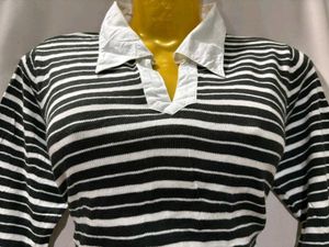 Striped Knit Sweater