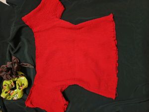Bardot Red 🍒 Hot Top
