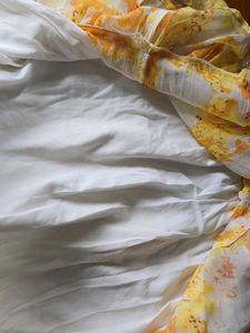 Floral Tiered Knee Length Skirt
