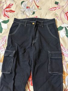 Black Cargo Pants/ Jeans