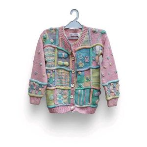 Cute Pastel Knit Sweater – Kids XL / Teens 14–16 y