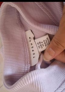 Lavender cute crop