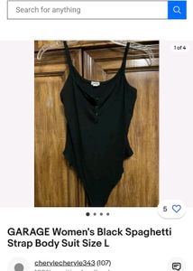 Black Garage Bodysuit (S)
