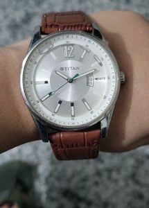 Titan Mens Watches with silver Big Dial🌸