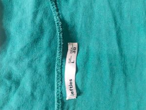 Teal Cropped Tank Top Combo Of 2 Bra And Underwear