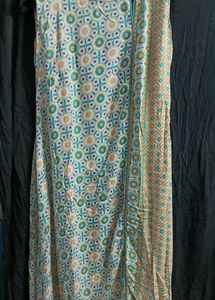 Melange Sleeveless Kurthi