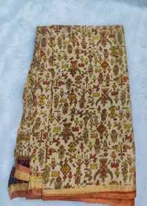 COTTON BLEND SAREE