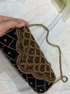 Very Preety Handbag With Hand Work