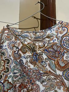 Paisley Print Top