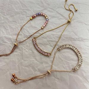 Push And Pull Tennis Bracelets