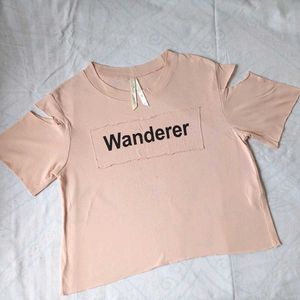 Cold Shoulder Crop Top