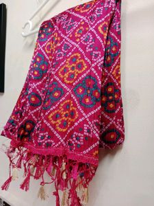 Women&#39;s Art Silk Bandhej Bandhani Dupattas