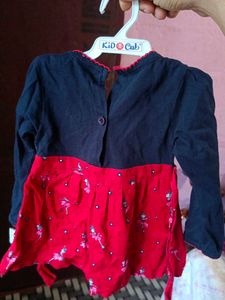 Ballerina Print Baby Dress