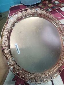 Vintage Silver-Plated Decorative Tray