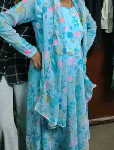 Floral Print Dress Material