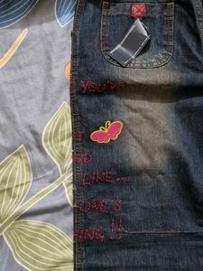 Embellished Wide Leg Jeans