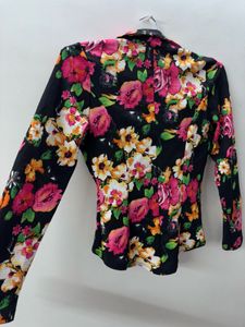 Stunning Floral Print Jacket