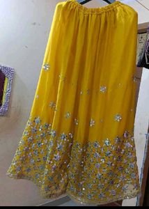 Yellow Embroidered Indian Suit