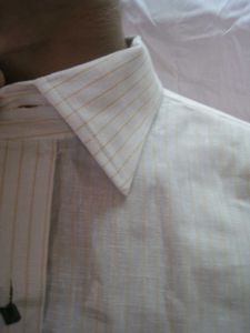 Men's Linen Striped Shirt