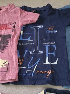 Baby Boy Cotton Clothes Like New 6 Shirts