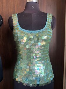 Sequin Embellished Tank Top
