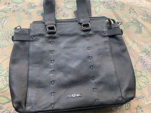 Black Leather Handbag