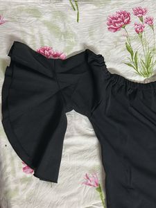 Bell Sleeve Crop Top