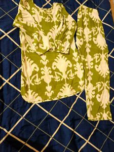 Parrot Green Kurta Set
