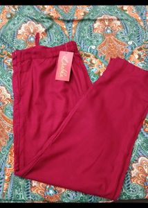 Maroon Staright Pant