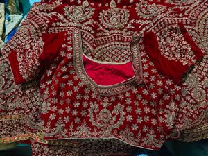 Red and Gold Bridal Lehenga