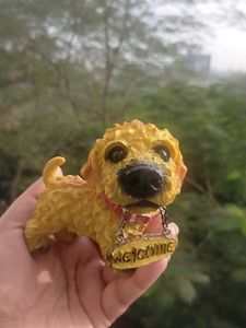 Cute Puppy Welcome Statue