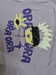 Lavender Anime Graphic Tee