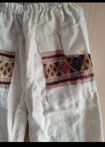 Boho Embroidered Harem Pants