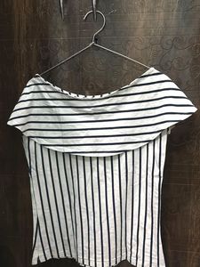 Striped Off-Shoulder Top