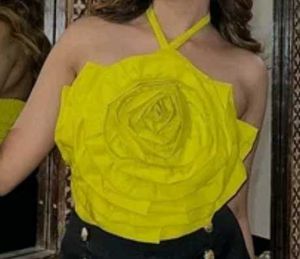 NEW 3D ROSE FLOWER TOP