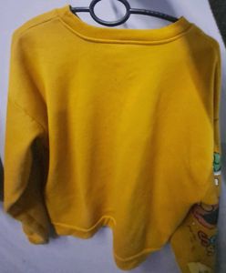 Elmo Graphic Yellow Sweatshirt