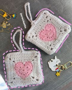 Cute Crochet Bag / EarPods Case🫧🎀🍡
