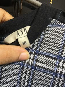 AND Plaid Shirt Tunic