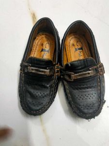 Toddler Black Dress Loafers