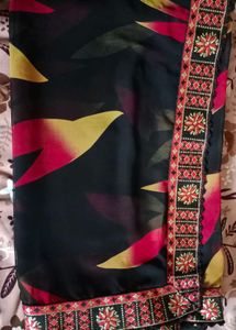 Elegant Floral Saree