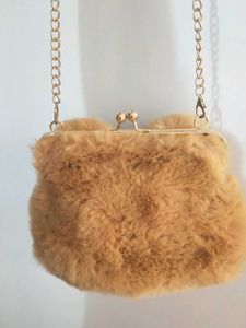 Faux Fur Bunny Clutch
