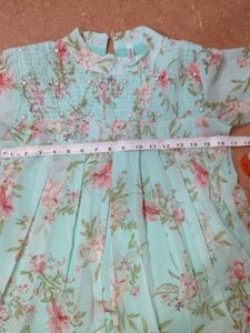 Classy Floral Print Baloon Top