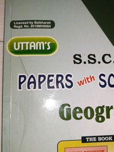 SSC Geography Papers with Solution