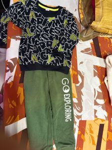 Boys Graphic Print Sweatshirt Combo