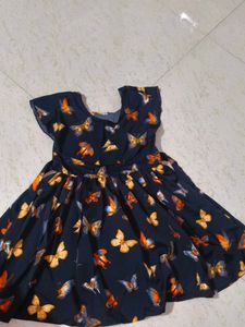 Cute Butterfly Dress &amp; Leggings