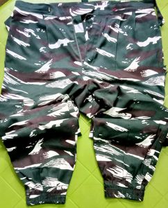 Camo Accented T-Shirt With Cargo Long Pant Combo💥