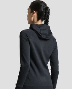 Boldfit Black Zip-Up Hoodie, S Size